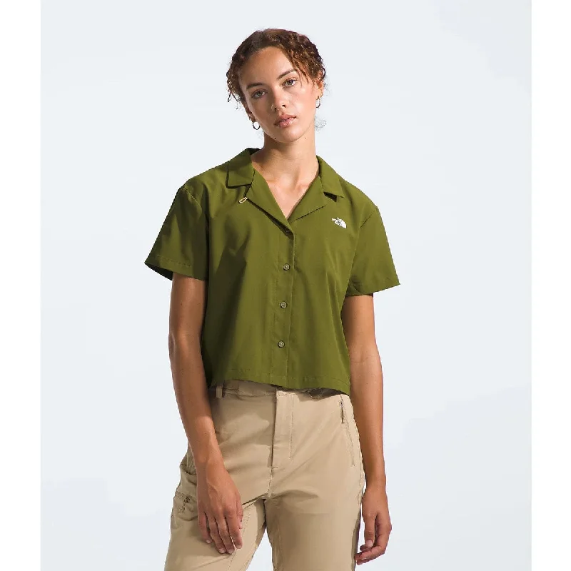 The North Face Women's First Trail Short Sleeve Shirt Relaxed Fit Short Shirt