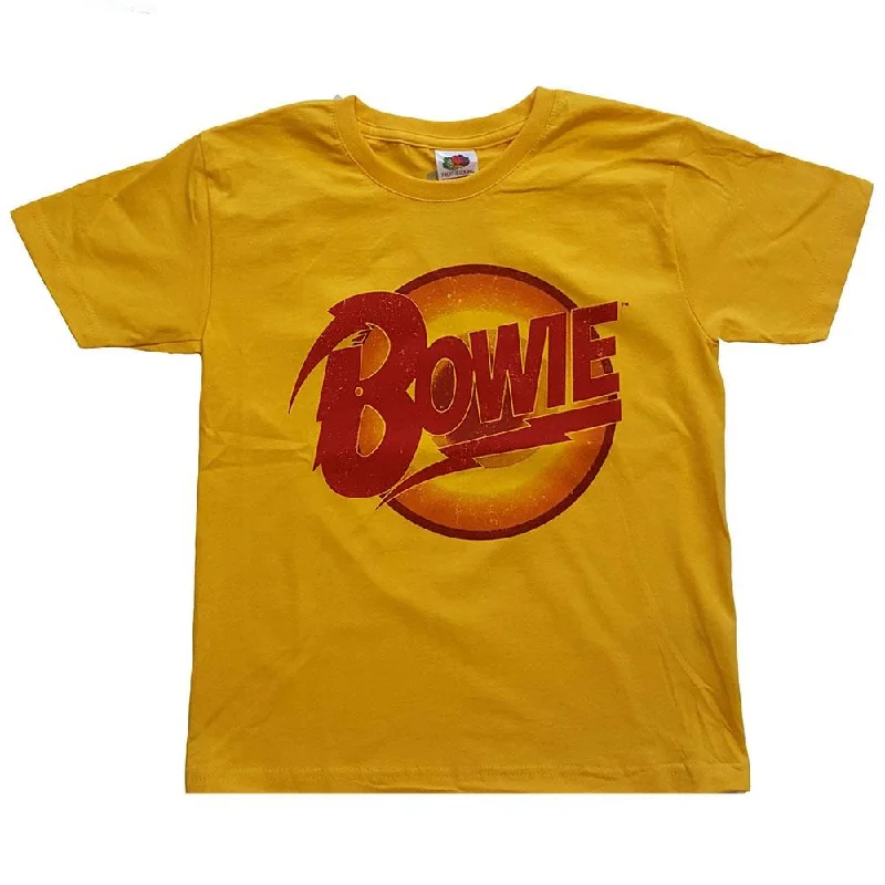 David Bowie Kids T-Shirt: Diamond Dogs Logo Fashionable Trendy Casual