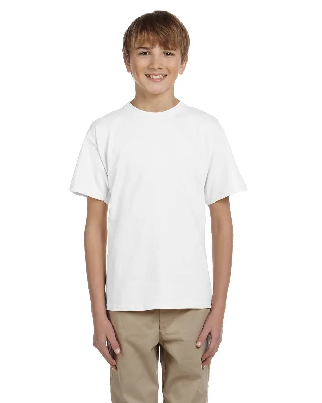 Fruit of the Loom Youth T-Shirt | White Nylon Fabric Polyester Fabric Spandex Fabric