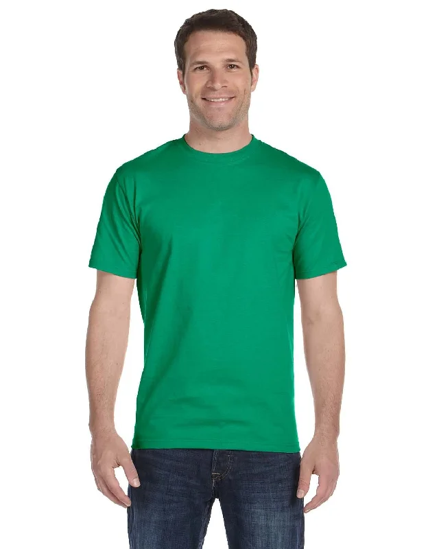 Gildan DryBlend 50/50 T-Shirt | Kelly Green Collared T-Shirt Boat Neck A-Line