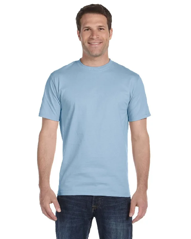 Gildan DryBlend 50/50 T-Shirt | Light Blue Rayon Velvet Corduroy