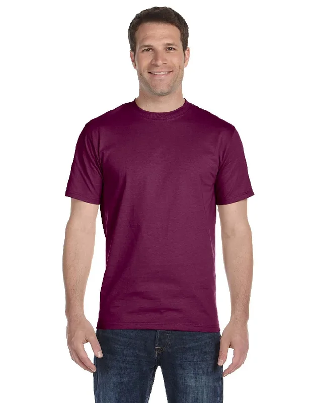 Gildan DryBlend 50/50 T-Shirt | Maroon Fleece Fabric Down Fabric Feather Fabric