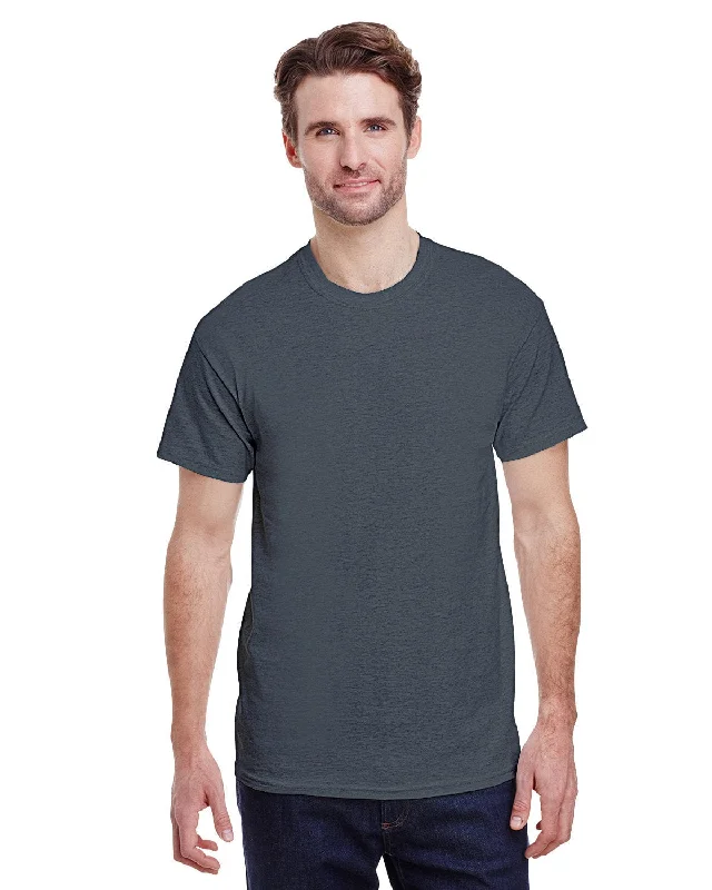 Gildan Heavy Cotton T-Shirt | Dark Heather Spandex Blend Rayon Blend Denim Blend