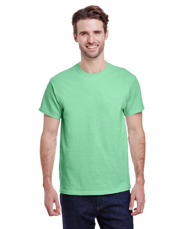 Gildan Heavy Cotton T-Shirt | Mint Green Rayon Fabric Velvet Fabric Corduroy Fabric