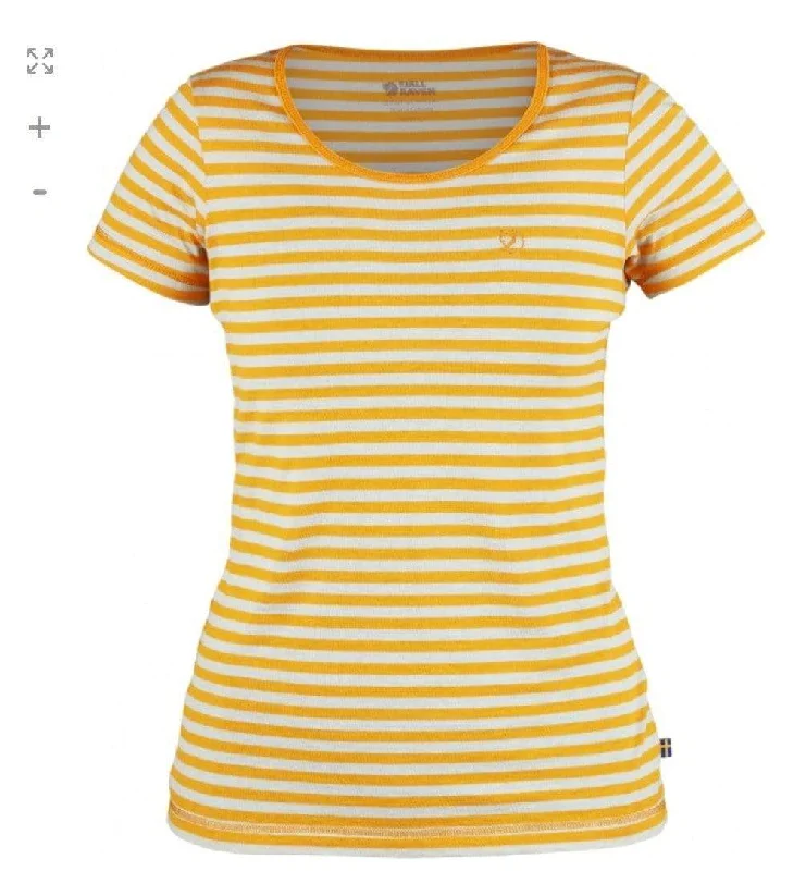 Fjällräven High Coast Stripe T-Shirt Women Terry Blend Velvet Blend Canvas Blend