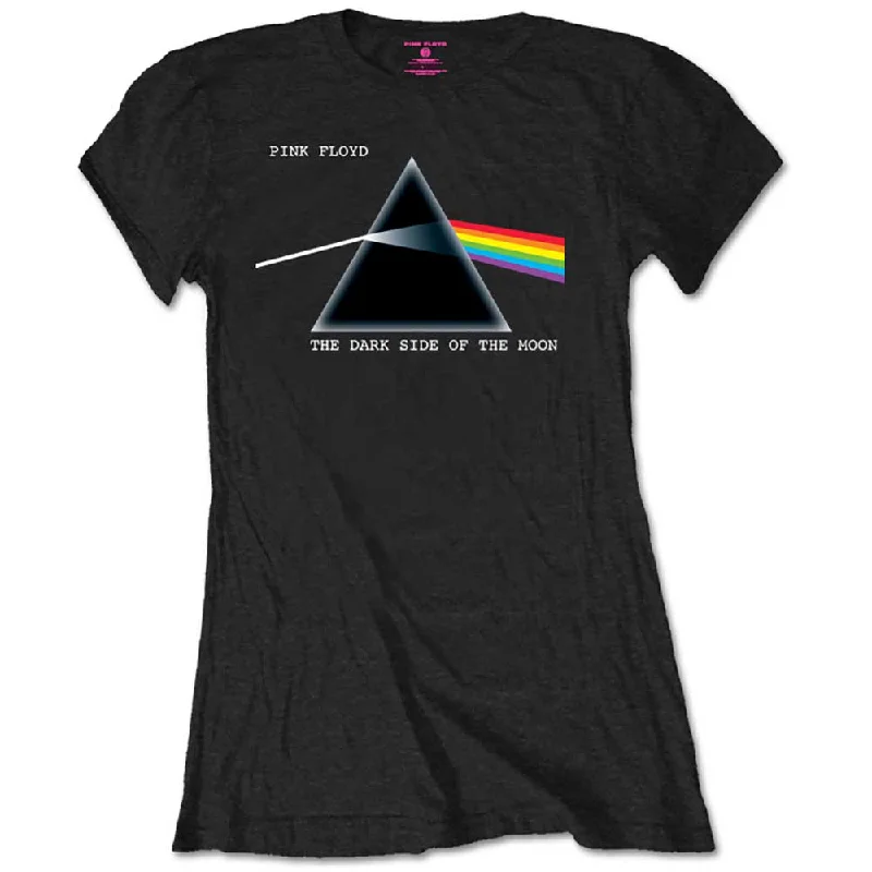 Pink Floyd Ladies T-Shirt: Dark Side of the Moon Handmade Hand-knitted Hand-woven