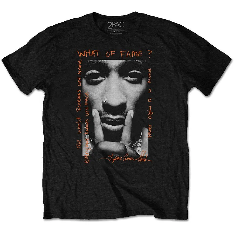 Tupac T-Shirt: What Of Fame? Chenille Fabric Brocade Fabric Lace Fabric