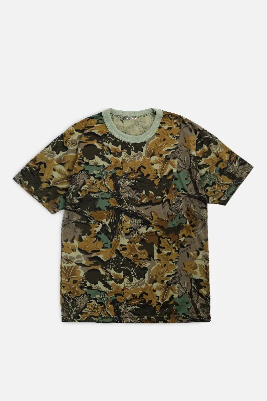 Vintage Camo Tee - S Layered Multi-layer Single Layer