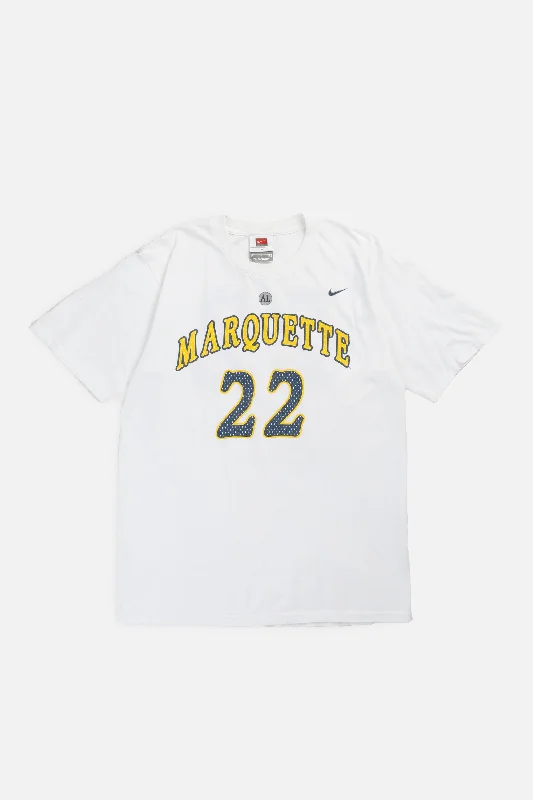 Vintage Marquette Nike Tee - S Rayon Velvet Corduroy