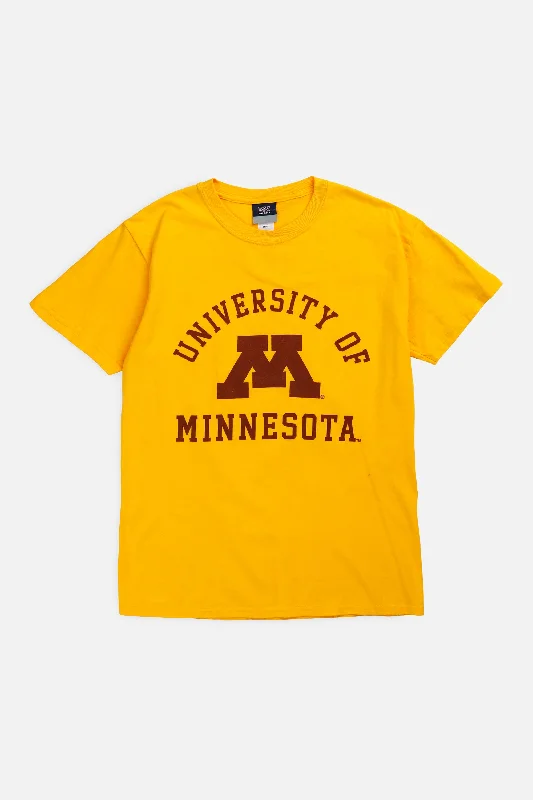 Vintage University of Minnesota Tee - S Basic T-Shirt Crew Neck Short Sleeve