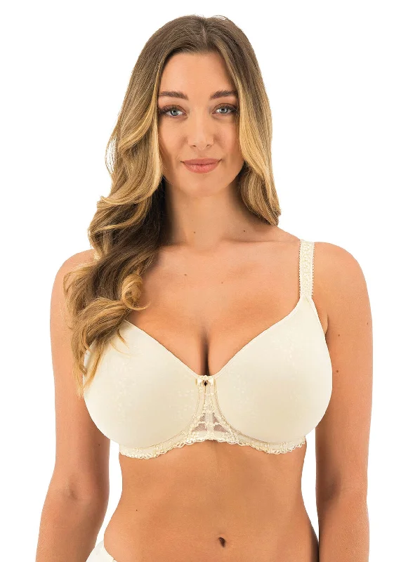 Ana Underwired Moulded Spacer Bra In Vanilla - Fantasie Elegant Lace Bralette