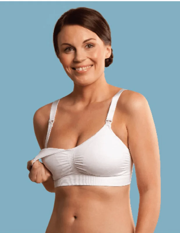 Carriwell Seamless Padded Nursing Bra Chic Lace Bralette