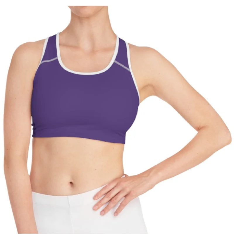 CH Purple Sports Bra Simple Wireless Bra