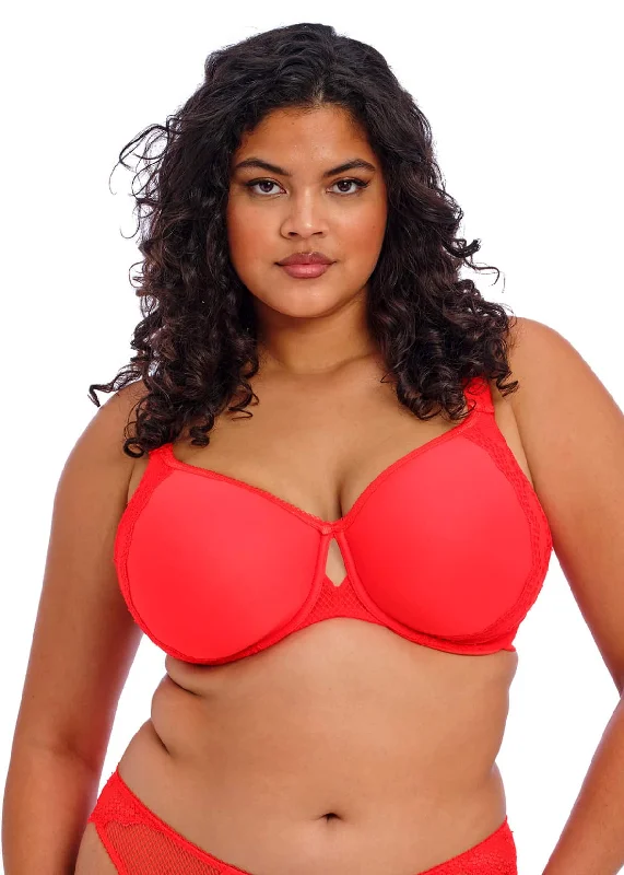 Charley Underwired Spacer Moulded Bra In Salsa - Elomi Minimalist Wireless Bra