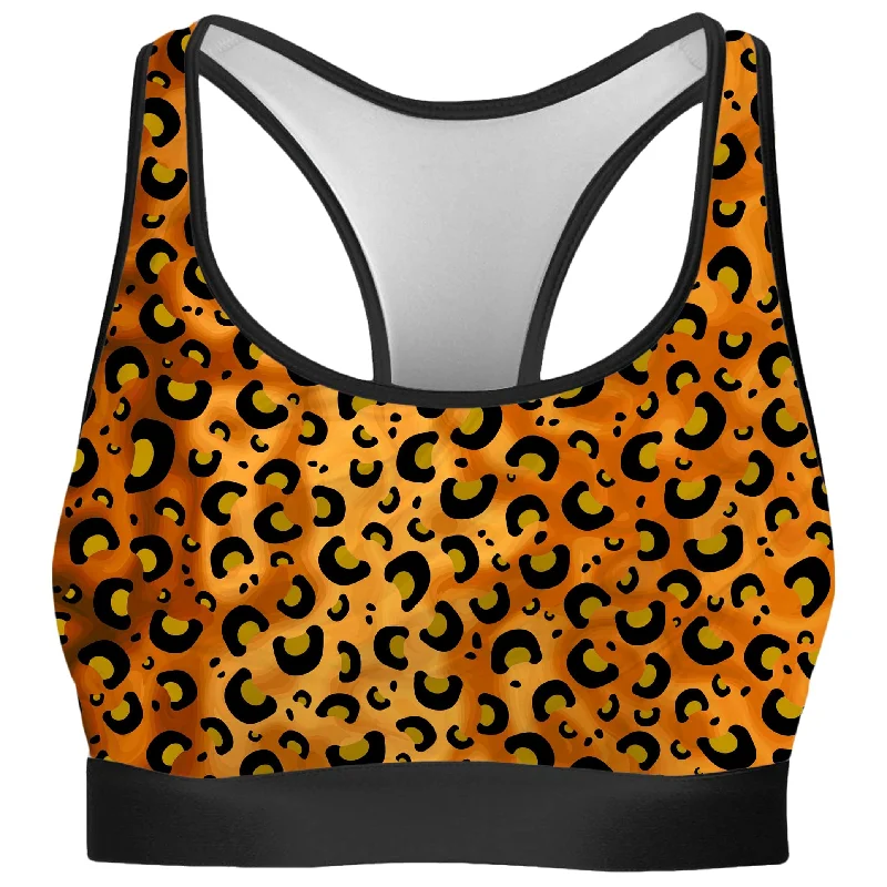 Cheetah Print Rave Bra Padded Push-Up Bra