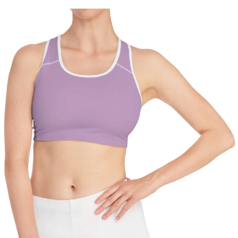 F21 Lilac Sports Bra Soft Cup Bralette