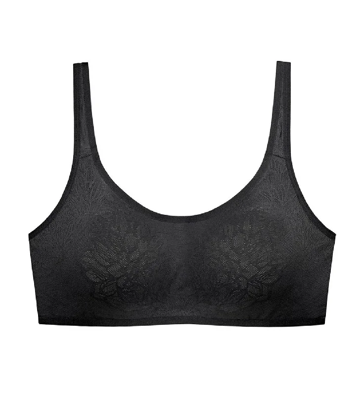 FIT SMART NON-WIRED PADDED BRA Sexy Mesh Bra