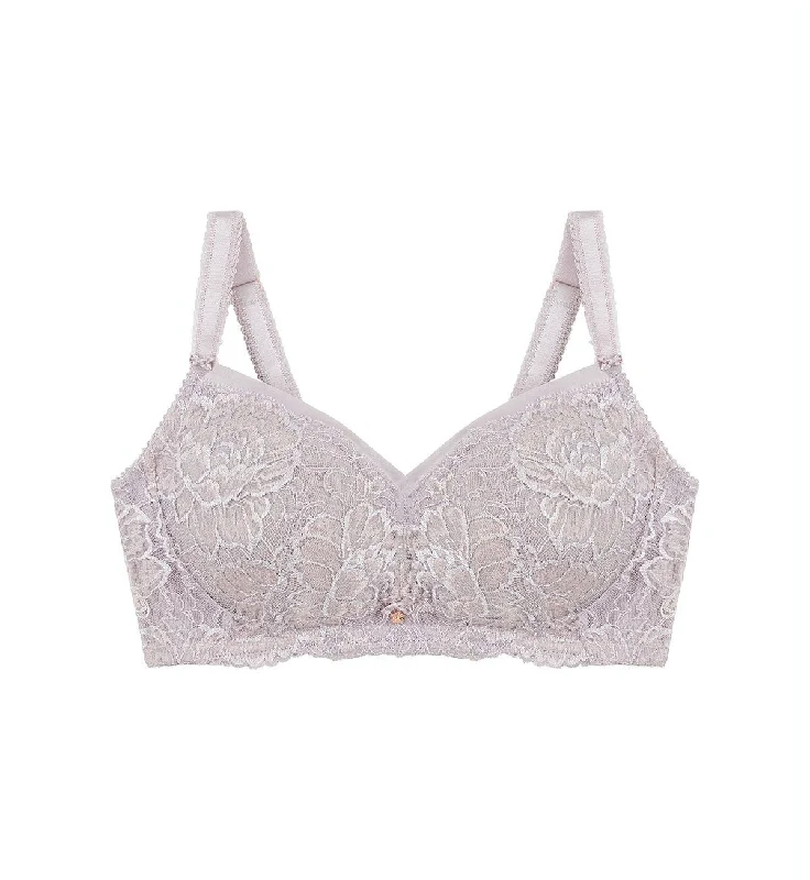 FLORALE PEONY NON-WIRED PADDED D+ BRA Soft Lace Bralette