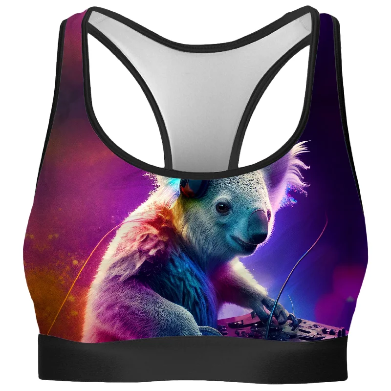 Koala Beats Rave Bra Soft Mesh Bra