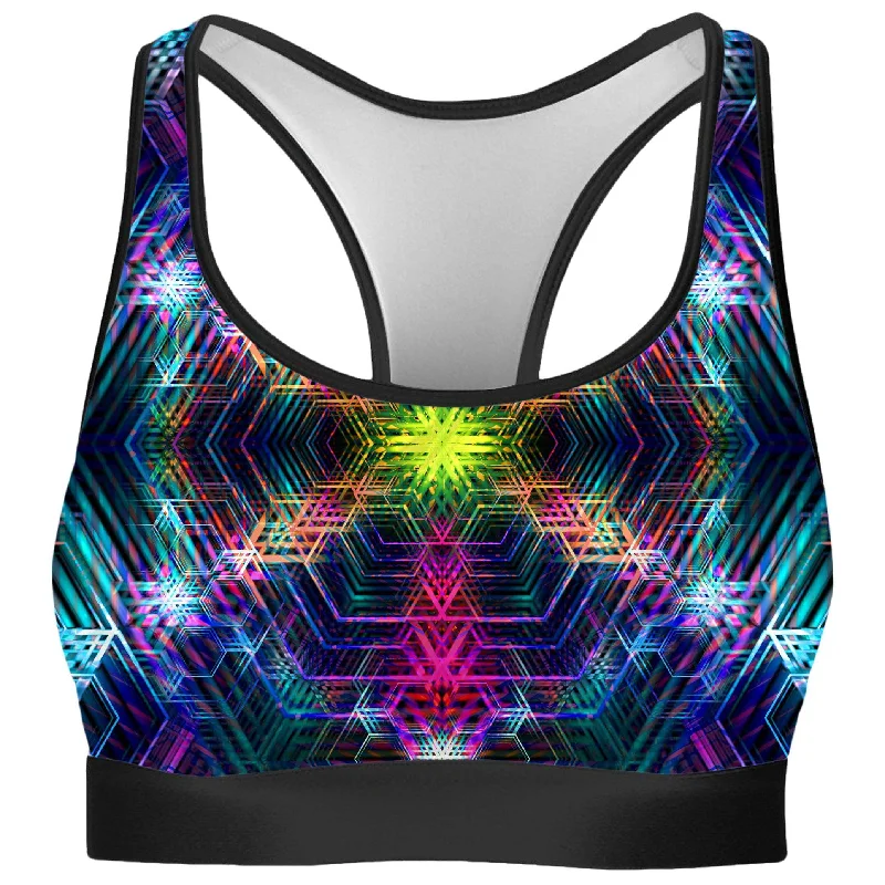 Psychedelia Rave Bra Wireless Push-Up Bra