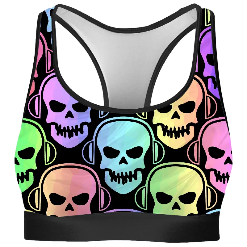 Skull Deejays Rave Bra Seamless Fit Bra