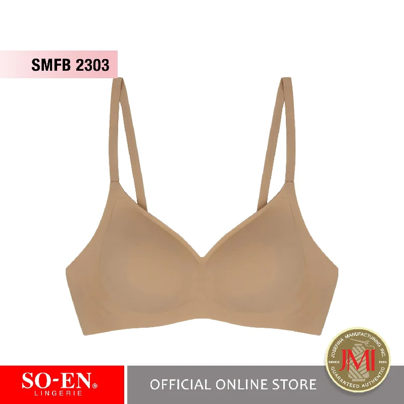 SO-EN Amanda Seamless Bonded Full Comfort Bra Casual Bralette Set