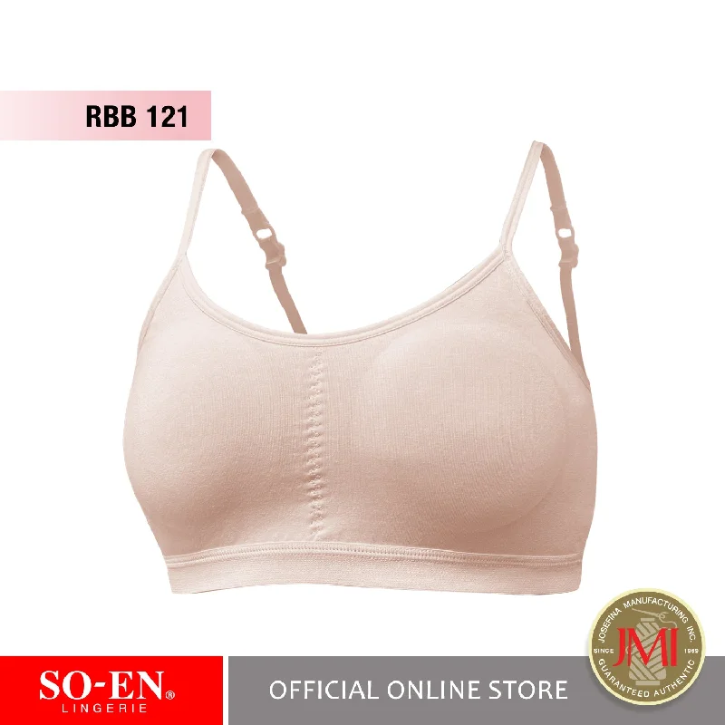 SO-EN Charlotte Beginners Bra with Removable cups & Extend straps Stylish Lace Bralette