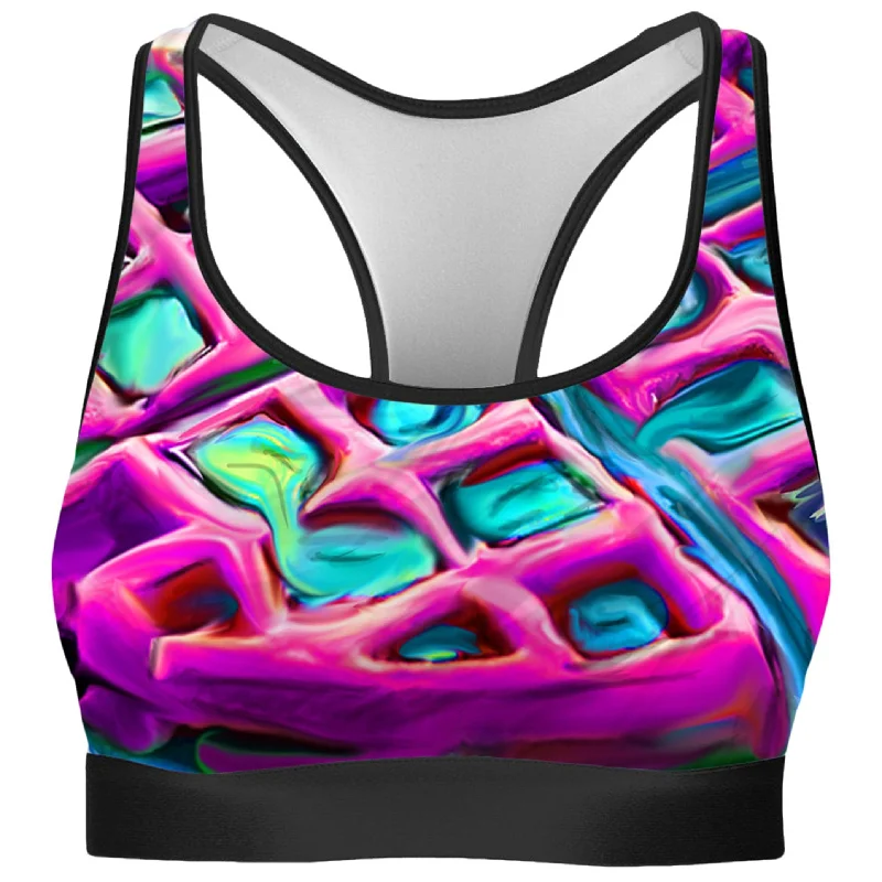 Waffles Rave Bra Full Support Bra