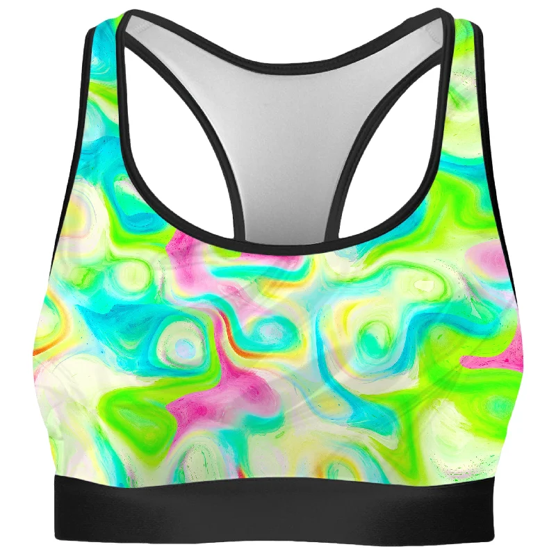 Watercolor Dreams Rave Bra Soft Cup Bralette