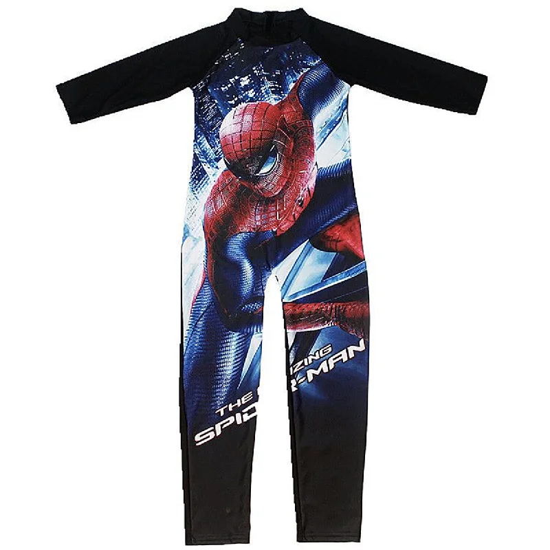 Fancydresswale Spiderman Full sleeve Swimsuit for kids Stylish Cover-Up Set