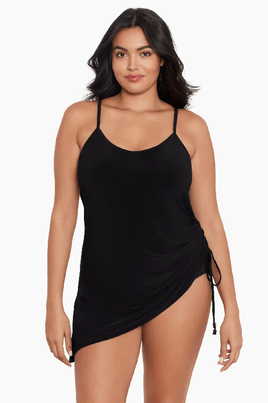 Plus Size Brynn Swim Dress Minimalist One-Piece