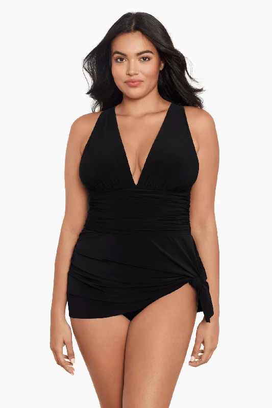 Plus Size Celine Swim Dress Sleek Mesh Bikini