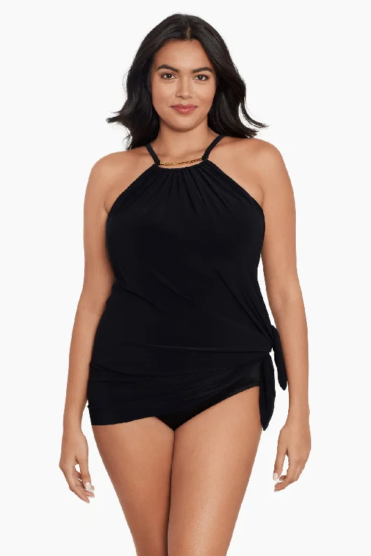 Plus Size Parker One Piece Swim Dress Retro-Inspired Bikini Set