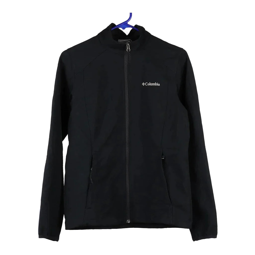 Columbia Track Jacket - XS Black Polyester Wool Jacket Cashmere Jacket Tweed Jacket