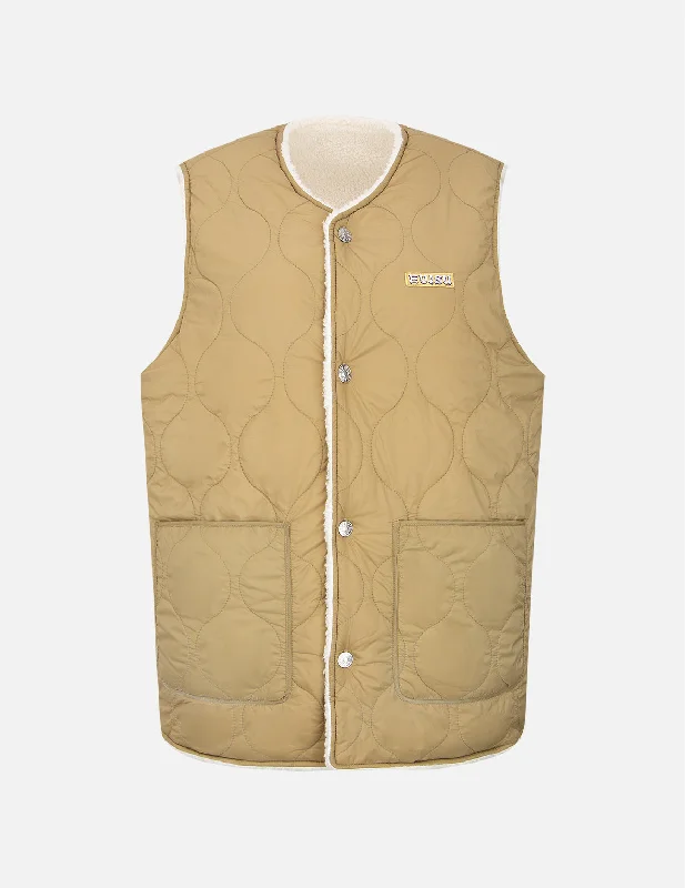 Onion Quilted Reversible Vest Jacket Fitted Jacket Loose Jacket Oversized Jacket