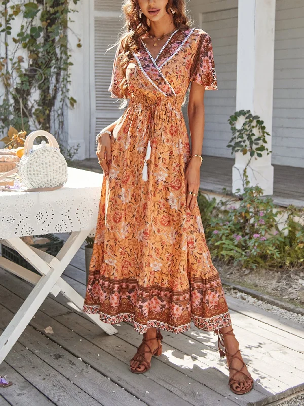 Matilda Floral Maxi Dress Comfortable Flowy Maxi Dress