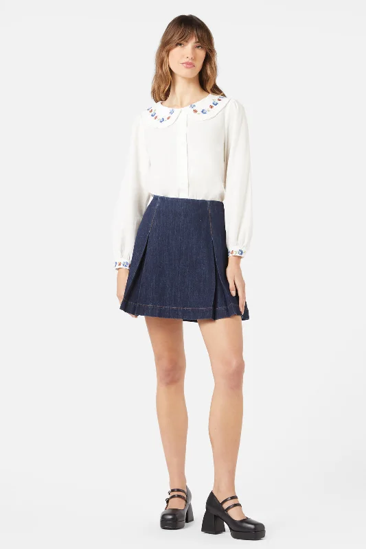 Jemma Denim Skirt denim skirt trendy