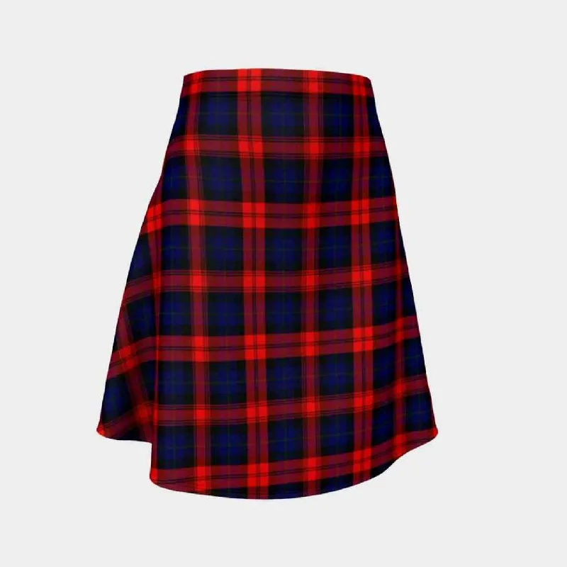 MacLachlan Modern Tartan Flared Skirt athletic skirt fit