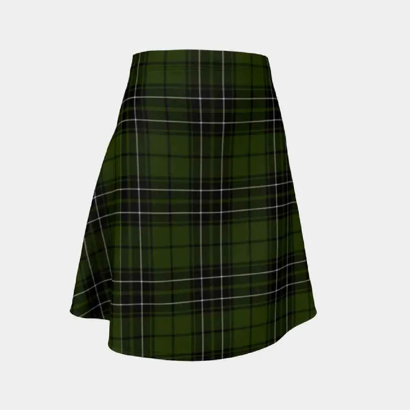 MacLean Hunting Tartan Flared Skirt pencil skirt chic