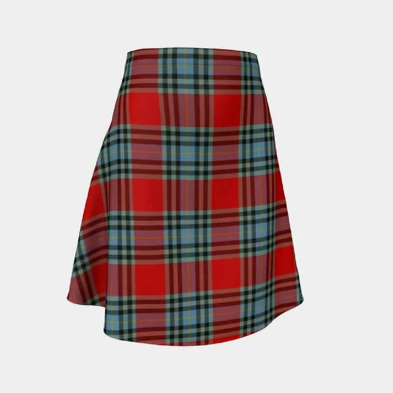 MacLeay Tartan Flared Skirt cashmere skirt soft