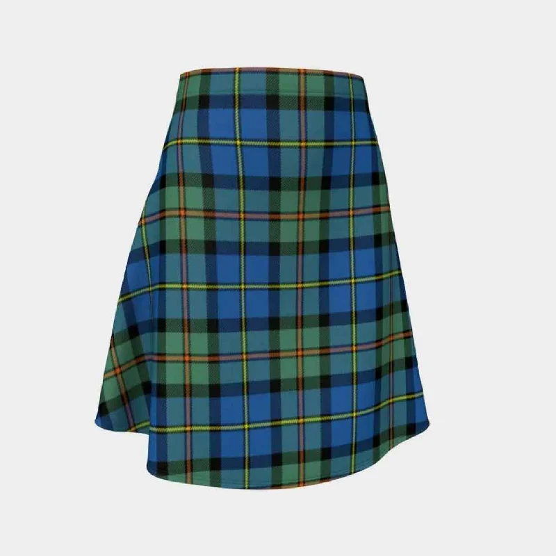 MacLeod of Harris Ancient Tartan Flared Skirt denim skirt classic