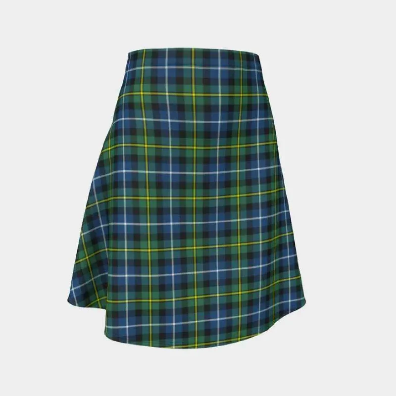 MacNeill of Barra Ancient Tartan Flared Skirt cashmere skirt soft