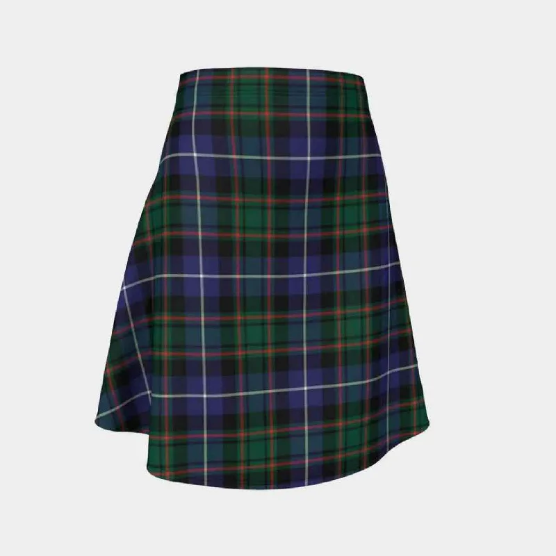 MacRae Hunting Modern Tartan Flared Skirt wrap skirt elegant