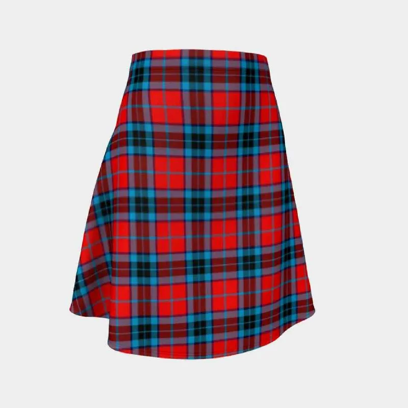 MacTavish Modern Tartan Flared Skirt a-line skirt cut