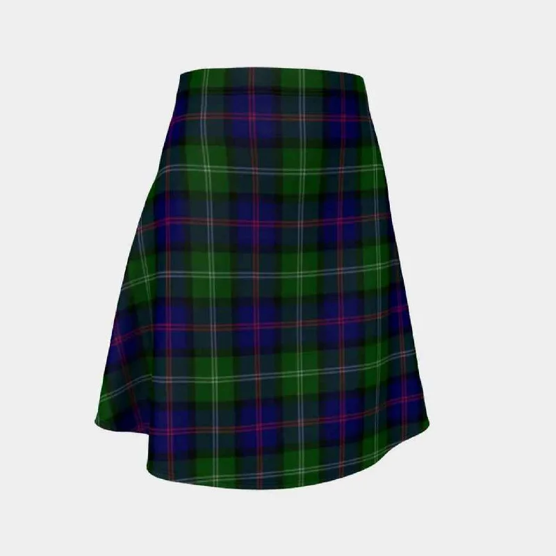 MacThomas Modern Tartan Flared Skirt lace skirt feminine